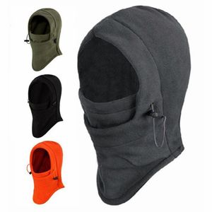 2018 Novo 6 em 1 máscaras de esqui ao ar livre Bicicleta Feiia Cyling Winter Stopper Face Face Hats #NE920