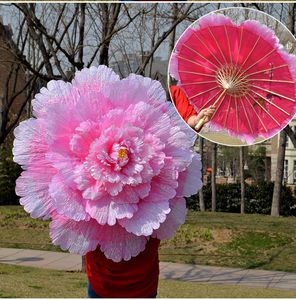 Tanzaufführung Blumenschirm chinesische zweilagige Stoffschirme Paraguas Guarda-Chuva Parapluie Paraply Großhandel