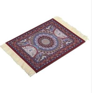 Zauberhafter persischer Mauspad-Teppich, Bohemia-Teppich, lila Krone, Mousepad, Tisch- und Tassenunterlage