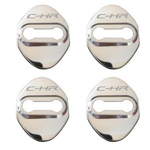 4pcs Door Lock Decoration Protection Cover emblem case for Toyota Harrier lexus C-HR Alphard 86 Vellfire accossories car styling