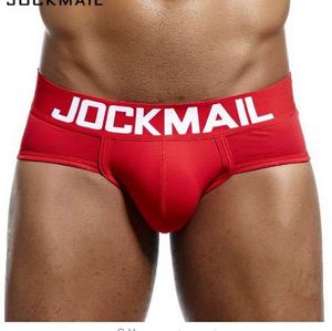 JOCKMAIL Mens Underwear briefs Sexy cuecas calzoncillos hombre slip Gay Sleepwear Breathable Cotton Male Panties shorts