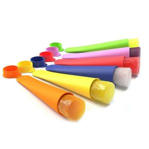 20 cm uzunluğunda silikon buz pop üreticisi push up dondurma jöle lolipop popsicle silikon buz pop kalıp lx3347