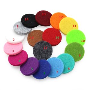 22mm Round Felt Pads Oil Pads for 30mm Perfume Locket Essential Oil Diffuser Locket Accessorie