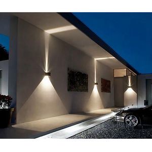 1pcs Waterproof parede LED IP65 luz ao ar livre varanda lâmpada de cima e lâmpada para baixo 6W 10W Modern 120V 220V 240V