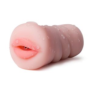 Gelugee sexleksaker för män Silikon Konstgjord vagina, Oralsex, Ass Male Onani Pocket Pussy Anal Vibrator för Vuxen S18101003