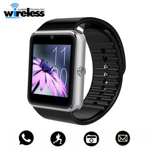 Smart Watch GT08 Clock Sync Notifier Unterstützung Sim TF Karte Bluetooth Konnektivität Android Telefon Smartwatch Alloy Smartwatch vs q18 dz09