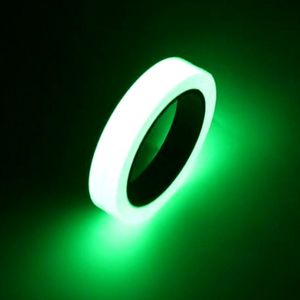 10mm * 10m Nastri luminosi verde Glow In Dark Nastri di avvertimento autoadesivi Nastri di sicurezza Adesivi rimovibili con nastro impermeabile 2016