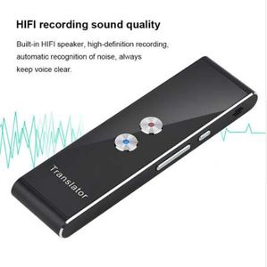 T8 Voice Translator Portatile Bluetooth 2.4G Smart Pocket Interpreter Discorso in tempo reale intelligente 40 Traduttore multilingue