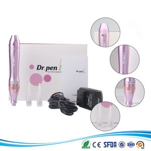 Wireless Electric Derma Pen Auto Micro Roller Roller Ultima M7-W Electric Dr.Pen с 5 уровнями контроля скорости