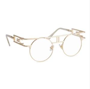 Royal Girl Quality Metal Quadro Steampunk Sunglasses Mulheres Rodadas Homens Gótico Óculos De Sol Vintage Óculos SS211