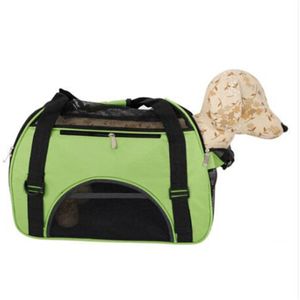 2018 vendita calda Hollow-out portatile traspirante impermeabile Pet borsa M Cane viaggi all'aperto per cani
