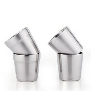 Thicken Anti Scald Tumbler Metal Stainless Steel Double Walls Coffee Mugs Heat Insulation Round Vacuum Cup High Quality 6 66bb BB