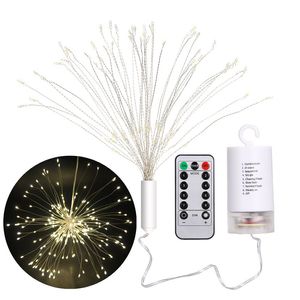 Luci a stringa LED pieghevoli a forma di bouquet fai-da-te Fuochi d'artificio Luci decorative a batteria per feste di matrimonio nel patio con ghirlande