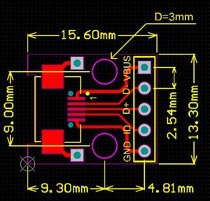 50 adet Mini Mikro USB DIP 2.54mm Adaptörü Bağlayıcı Modülü Kurulu Panel Kadın 5-Pin Pinboard 2.54mm Mikro USB PCB Tipi Parçaları