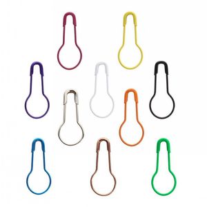 1000 pcs lot 10 Colors Assorted Bulb shaped Safety Pins for Knitting Stitch Marker and DIY craft on Sale