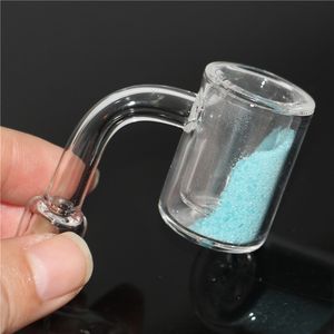 Smoking Quartz Thermo chromic Bucket Banger 10mm 14mm 18mm Male Female Color Changing Thermochromic Bangers Nails For Glass Bongs Dab Rigs