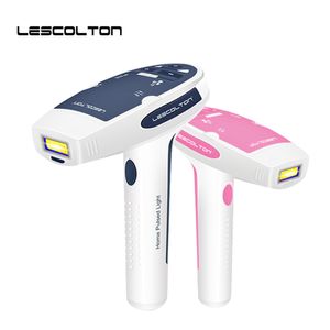 Lescolton IPL Laser Hair Removal System Epilator Exclusive home pulsed Light Quick Painless Permanent Hair Removal Grainer Pink/Blue T006