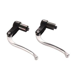 High Quality 1 Pair Bicycle Handlebar MTB Fixed Gear Road Cycling Brake Lever Handlebar TT Triathlon Bar End New