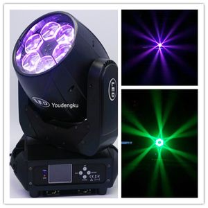 2 Parça LED DMX Sahne Ligting 6 * 40 W Mini Göz RGBW Hareketli Kafa Işın LED B-Göz Zoom Işığı