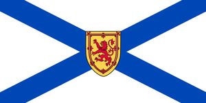 Bandiera del Canada della Nuova Scozia 3ft x 5ft Banner in poliestere Flying 150 * 90cm Bandiera personalizzata all'aperto
