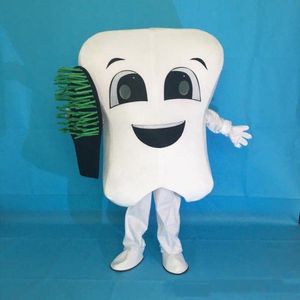 2018 Sconto vendita in fabbrica dente costume mascotte costumi del partito fantasia odontoiatria carattere mascotte vestito parco divertimenti