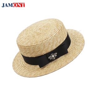 Jamont Sun Cap Ladies Hat Hat Hat Słomka czapka dzika moda