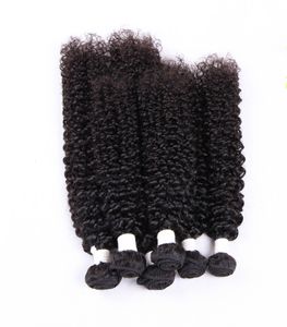 العلامة التجارية elibess remy hair jerry kinky curly virgin hair weave 3 pitces price bundles free