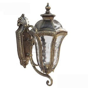 Luxury Villa mermaid Outdoor waterproof Porch Wall Lamp Green Bronze European Landscape Corridor Hallway Door Bedroom Bedside Wall Sconces