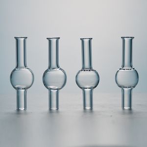 Bubbler-Vergaserkappe für Quarz-Thermo-Banger, 25 mm Durchmesser, 100 % Quarz-Kugel-Nagelkappen für Glas-Wasserbongs, Wachs-Tupfen-Ölplattform BFZ01
