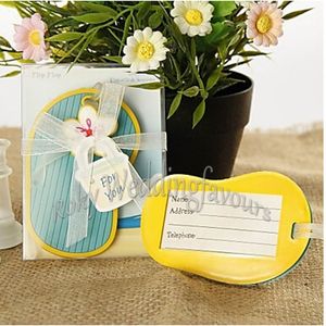 FashionCraft 100 SZTUK Flip Flop Bagaż Tag Plaży Theme Wedding Favors Party Giveays Nowożeńcy Prysznic Wydarzenie Sprzyja Rocznicowe Prezenty Pomysły