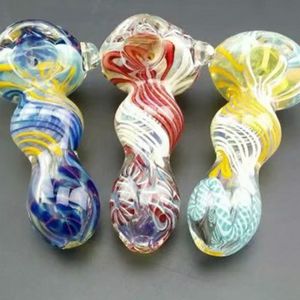 Newest Colorful Mini Glass Smoking Pipes Hand Pipe Variety Patterns Handmade Great Product High Quality Beautiful Colour Unique Design