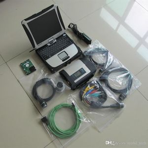 Инструмент для диагностики mb star sd Connect C4, 480 ГБ SSD, полный комплект с ноутбуком, ноутбук cf19, сенсорный экран, готовый к использованию ноутбук