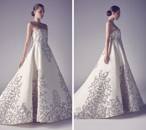 Ashi Studio Elegant A Line Prom Dresses Bateau Neck Top Quality lace Applique Floor Length Celebrity Evening Gowns Custom Made