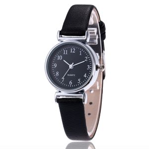 2020 мода кожаный ремешок серебряные женщины часы случайные маленькие циферблаты кварцевые наручные часы женские платья женские наручные часы