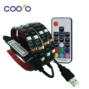 ingrosso Kit Di Controllo Rf-Kit di illuminazione di sfondo USB LED Strip RGB TV modificabile con controller RF da Key o Mini controller Key M M Set