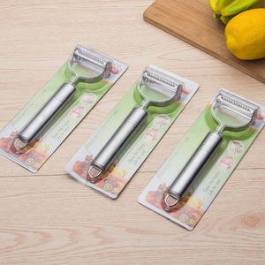 5pcs/lot Stainless Steel Julienne Peeler Sharp Fruit Vegetable Grater Potato Carrot Peeler Slicer Metal Cutter Shredder