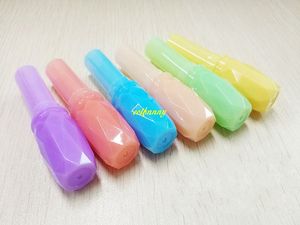 1200pcs/lot DIY 4g Plastic Lipstick Tube Refillable Bottles 4ml Pineapple style Empty Lip Balm Tube For Cosmetic Packing