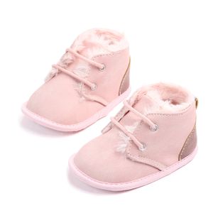 Winter Baby Jungen Mädchen Halten Warme Schuhe Erste Wanderer Turnschuhe Kinder Krippe Bebe Infant Kleinkind Schuhe Feste Stiefel Prewalkers