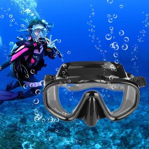 Unisex Anti-fog Tempered Glass Diving Mask Snorkeling Goggles Glasses Swim Eyewear Professional Diving Mask Swimming Eyewear