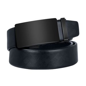Cintura in vera pelle di vacchetta di lusso da uomo Cinture in pelle nera formale di alta qualità 110-150 cm Cintura da uomo lunga da uomo EA-50