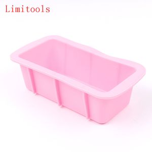 LIMITOOLS Silicone Soap Mold 3D Rectangular Fondant Cake Bread Loaf Chocolate Mold Christmas Baking Tools