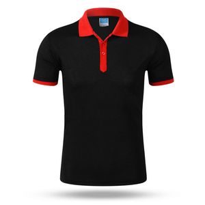 Moda de Nova Camisas Polo dos homens do Verão Estilo Polos Camisa de Manga Curta Sólida Casual Homens Roupas Respirável