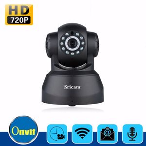 Freeshipping IP-Kamera WIFI 720P Pan Tilt Indoor-Sicherheitsüberwachung Onvif P2P Phone Remote 1.0MP Drahtlose Videoüberwachung