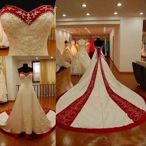 Свадебные платья с новой модной вышивкой плюс размер