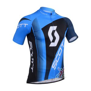 Scott Pro Equipe Homens Ciclismo Sleeves Curtos Jersey Road Corrida Camisetas Andar Bicicleta Tops Respirável Esportes Ao Ar Livre Maillot S21041906