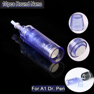 Hot 10PCS Derma Pen Round Nano Needles MYM Cartridge For A1 Electric Derma Pen Auto Derma Pen Needles