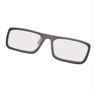 Gli occhiali 3D con clip polarizzati circolari passivi di tipo a clip fanno vedere agli occhi l'effetto 3D