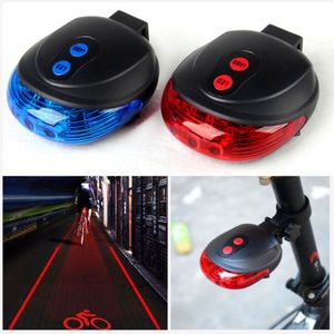 Fahrradbeleuchtung Fahrradrücklicht Wasserdicht Radfahren Hinten Sicherheitswarnung 5 LED 2 Laser 3 Modi Blinkendes Fahrradlicht Rücklicht
