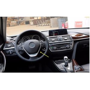 Chrome ABS Steering Wheel Trim Strips For BMW 1 3 series F30 F20 118i 316i Car Styling Interior Accessories2711