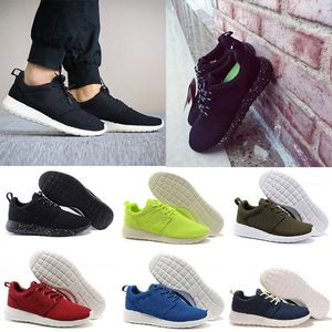 nike roshe run one shoes Sıcak Londra ayakkabı Klasik Koşu Ayakkabıları erkekler siyah düşük çizmeler Hafif Nefes Londra Olimpiyat Spor Sneakers Eğitmenler boyutu 36-45